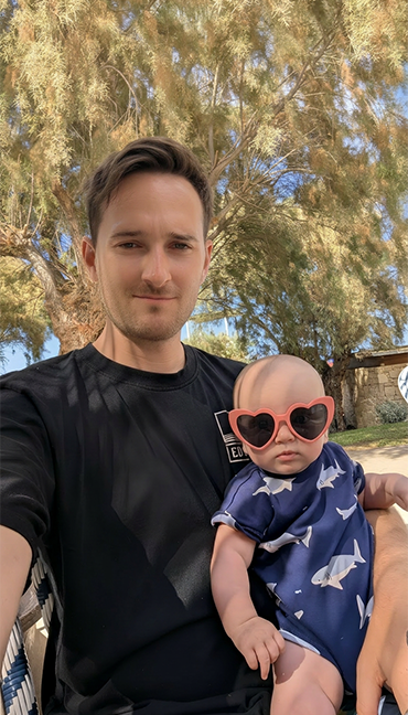 Step three example showing completed result